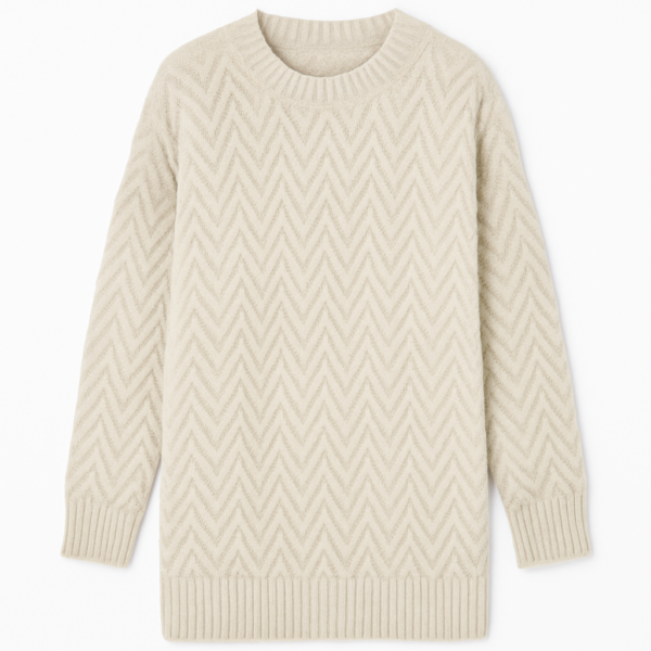 【秋冬新作】ケーブル編み Vネック ニットセーター