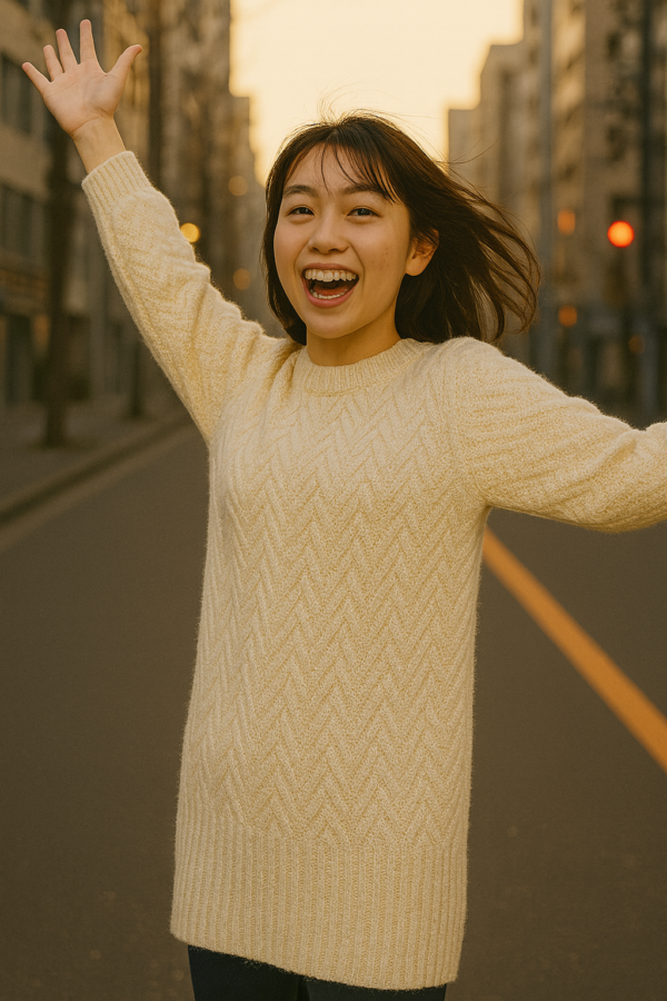 【秋冬新作】ケーブル編み Vネック ニットセーター