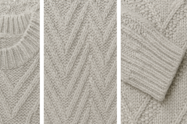 【秋冬新作】ケーブル編み Vネック ニットセーター