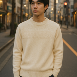 nit_001_002 【秋冬新作】柔らか素材ニットセーター|男女兼用・軽量・保温
