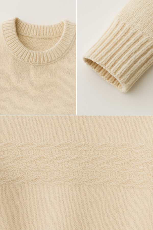 【秋冬新作】柔らか素材ニットセーター｜男女兼用・軽量・保温