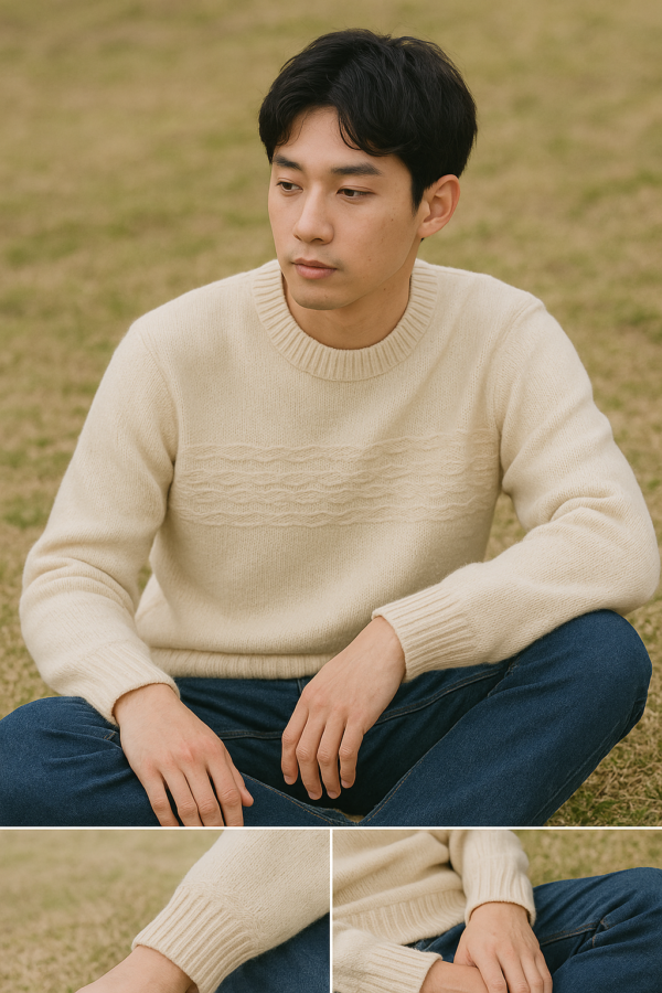 【秋冬新作】柔らか素材ニットセーター｜男女兼用・軽量・保温